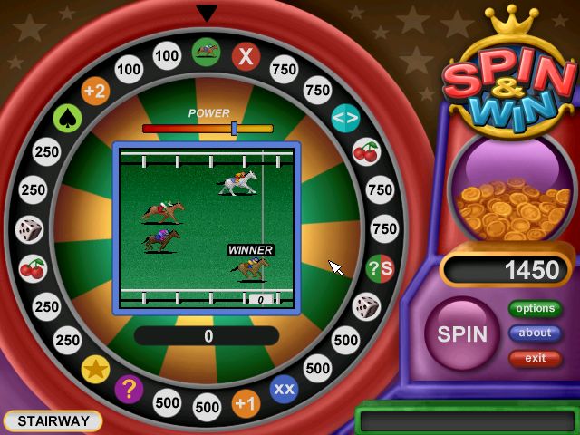 Play Spin & Win - trial version 1.0 : Main window