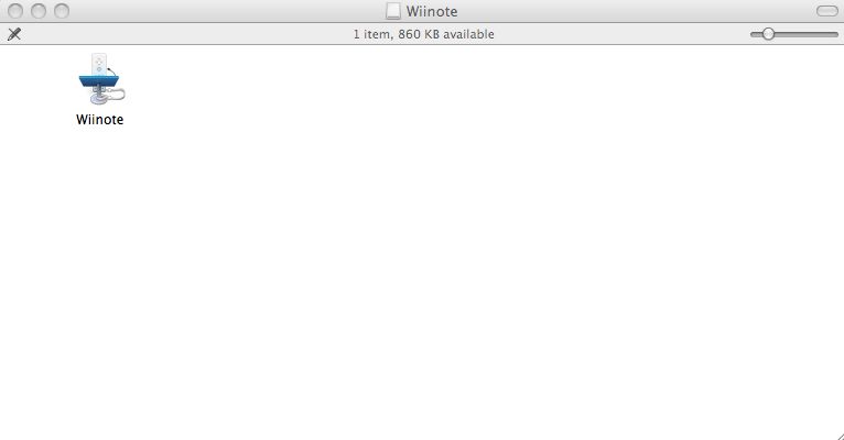 Wiinote 0.2 : Main window