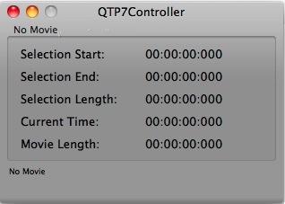 QTP7Controller 0.7 : Main window