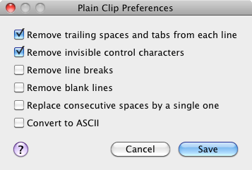 Plain Clip 2.4 : Main window