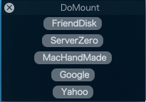 DoMount 1.1 : Main window