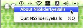 NSSliderEyeBalls 2.0 : Main window