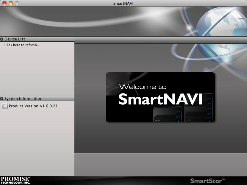 SmartNAVI 1.6 : Main Window