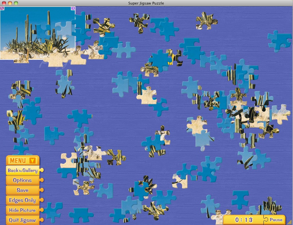 Super Jigsaw Desert Explorer 1.3 : General view