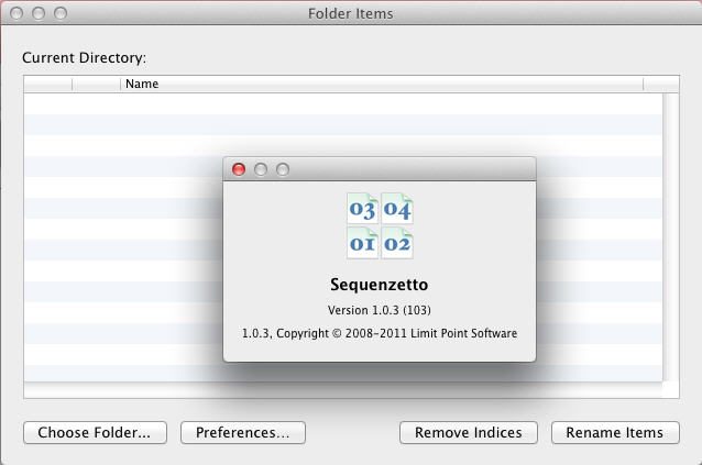 Sequenzetto 1.0 : Preference Window