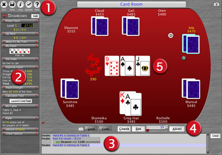 DD Poker 3 3.0 : Gameplay