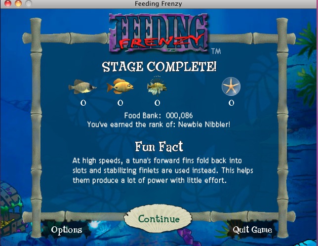Feeding Frenzy : Stage complete