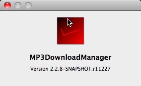 MP3DownloadManager 2.2 : Main window