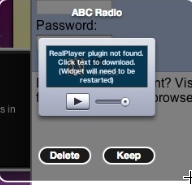 ABC radio 1.0 : Main window