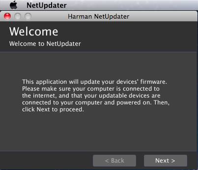 NetUpdater 1.0 : Main Window