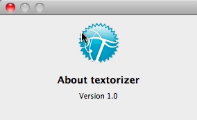 textorizer 1.0 : Main window