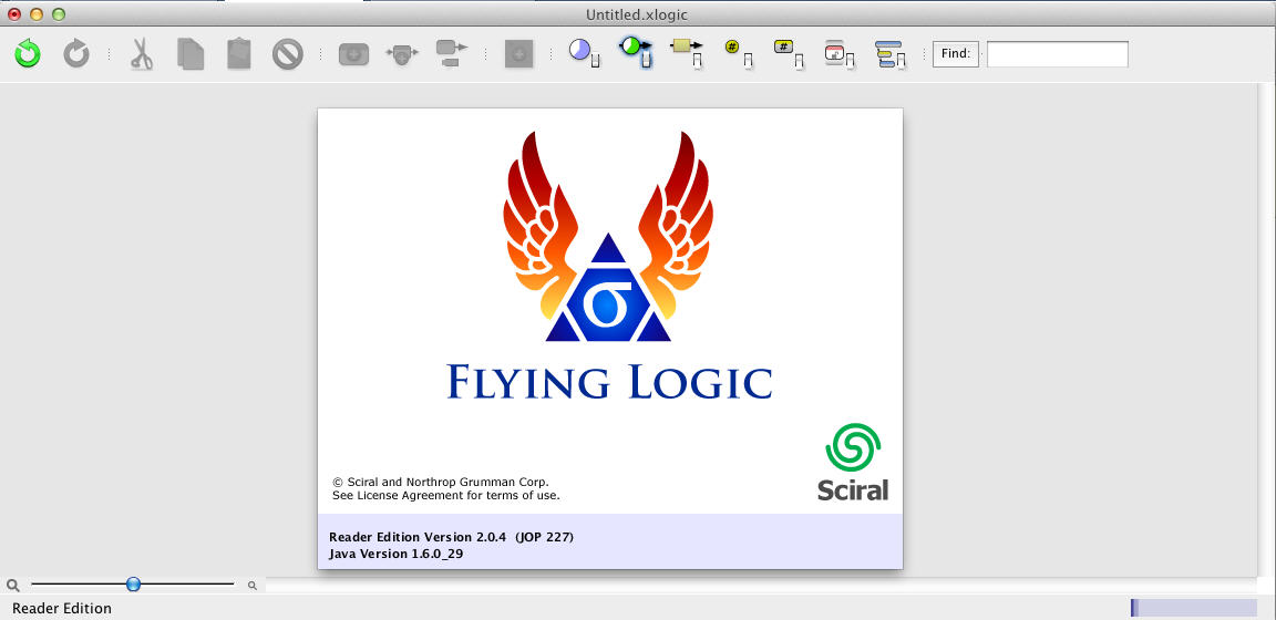 Flying Logic Reader 2.0 : Main Window