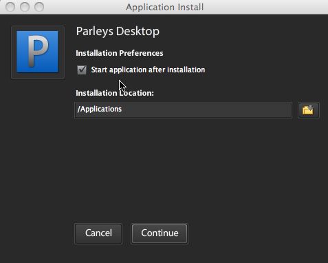 ParleysDesktop 4.0 : Main window