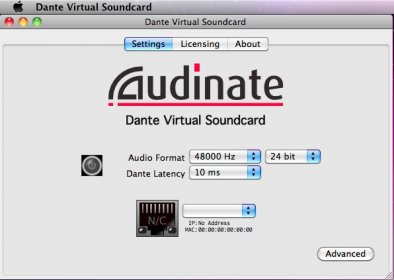 dante virtual soundcard license key free