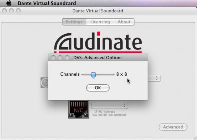 dante virtual soundcard and mac high sierra