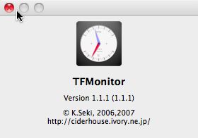 TFMonitor 1.1 : Main window
