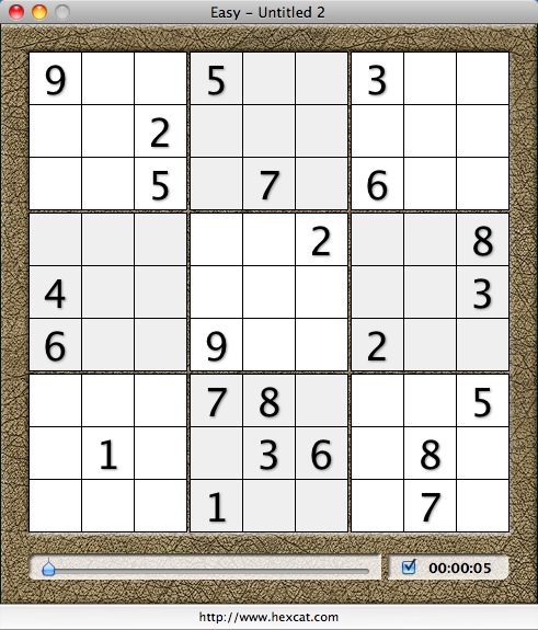 SudokuAdept 1.7 : Gameplay Window