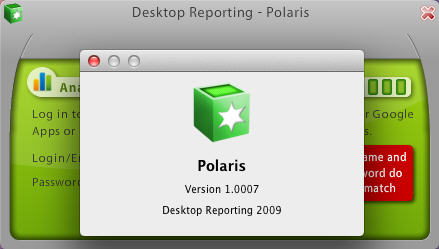 Polaris 1.0 : Main Window
