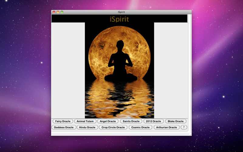 iSpirit Divination 1.0 : Main window