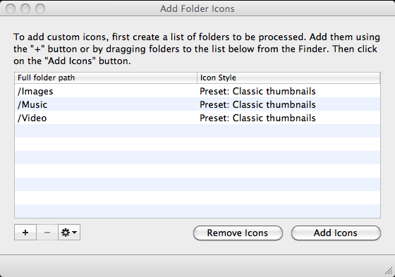 Add Folder Icons 2.0 : User Interface