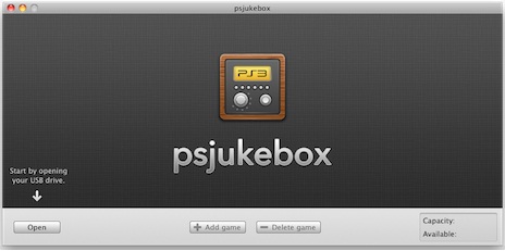 psjukebox 1.2 beta : Main window