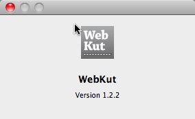 WebKut 1.2 : Main window
