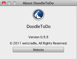 DoodleToDo 0.9 beta : About