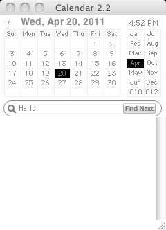 Calendar by NeocomSoft : Calendar