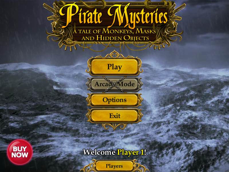 Pirate Mysteries : Main Menu
