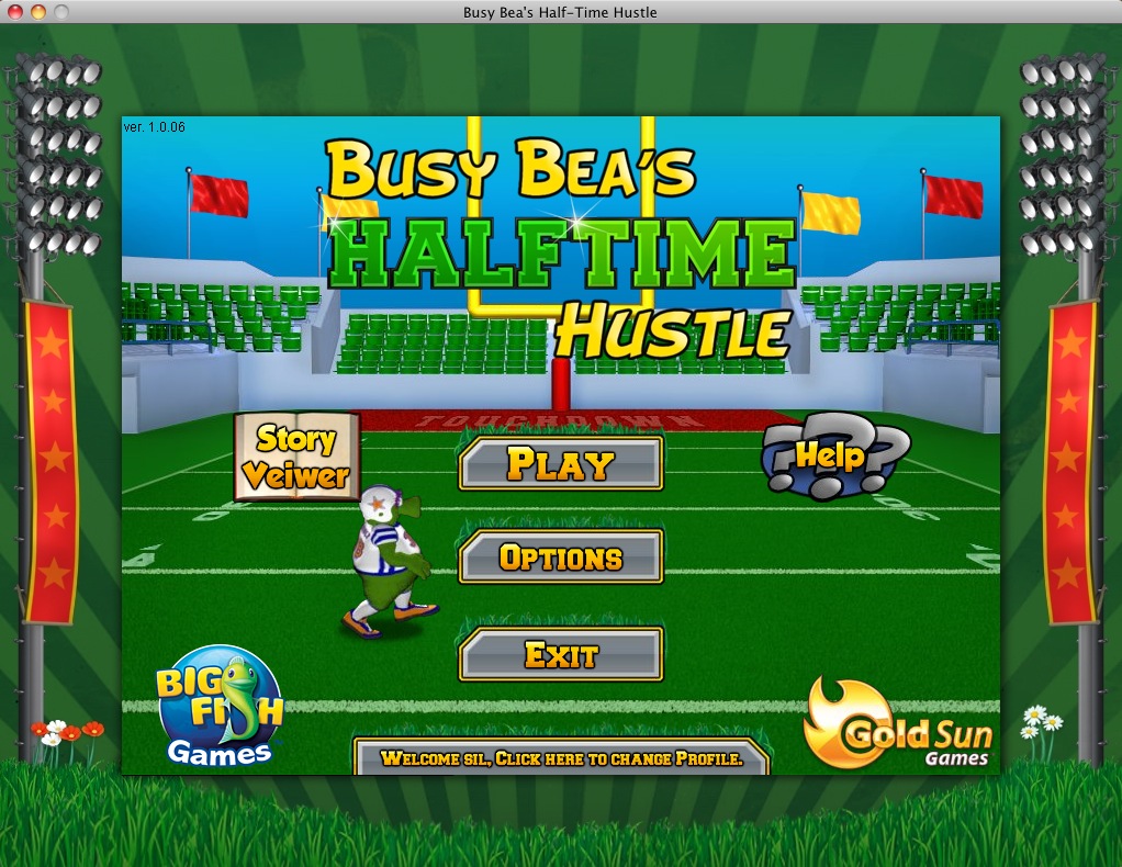 Busy Beas Halftime Hustle 1.0 : Main menu