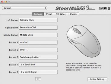 Configuring Mouse Buttons Settings