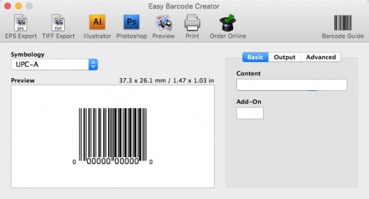 easy barcode creator