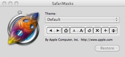 SafariMasks 1.2 : Main window