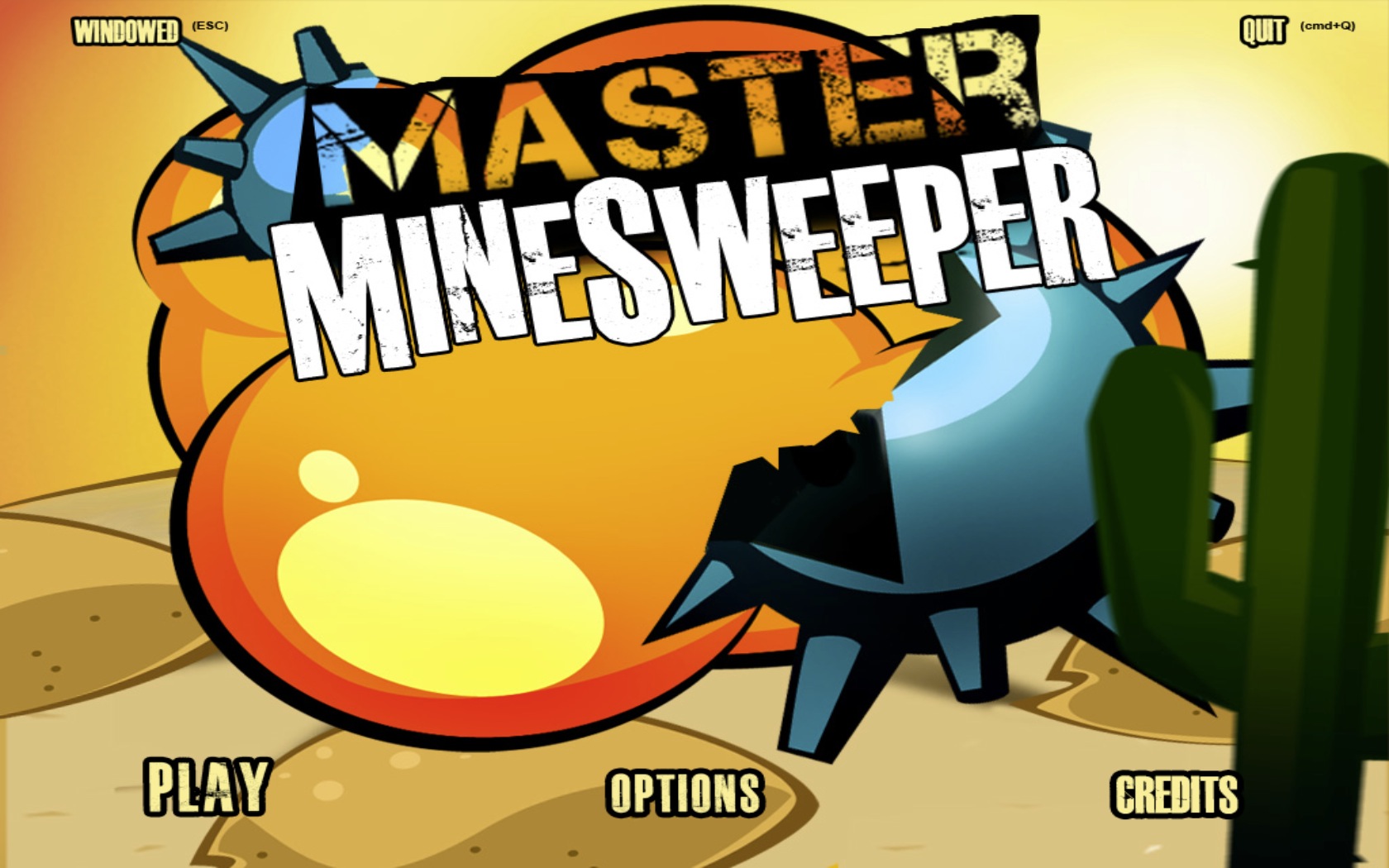 Master Minesweeper 1.0 : Menu