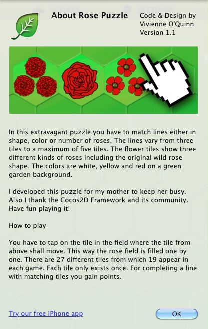 Rose Puzzle 1.1 : About