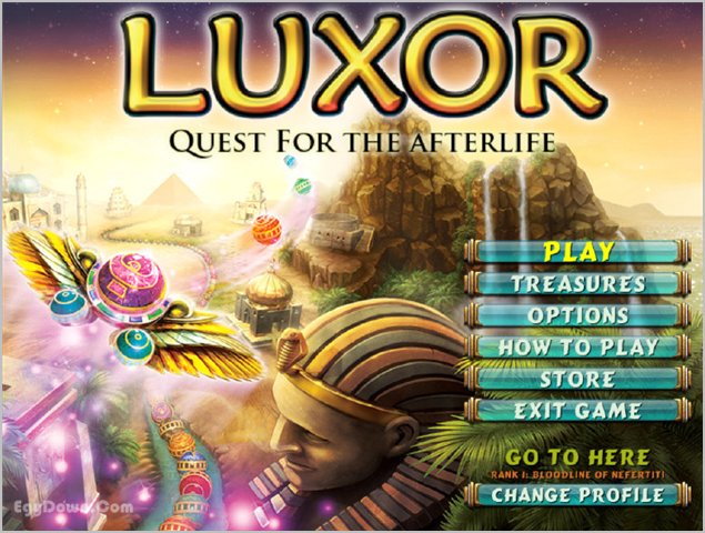 LUXOR: Quest for the Afterlife 1.0 : General View