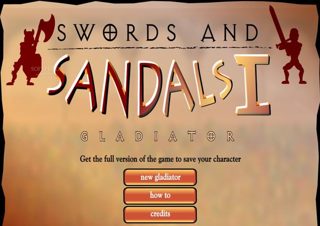 SwordsSandals1 2.3 : Main window
