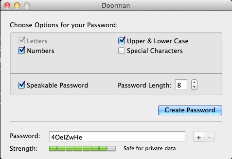 Doorman : User Interface