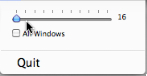 WindowIconSizeMBI 1.0 : Main window