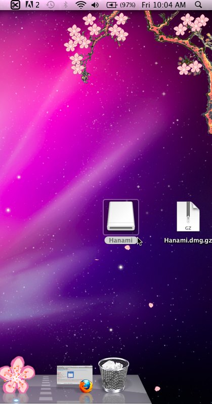 Hanami 1.0 : Main window