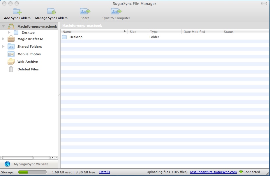 SugarSync Manager 1.9 : File manager