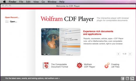 what is wolfram cdf player used for