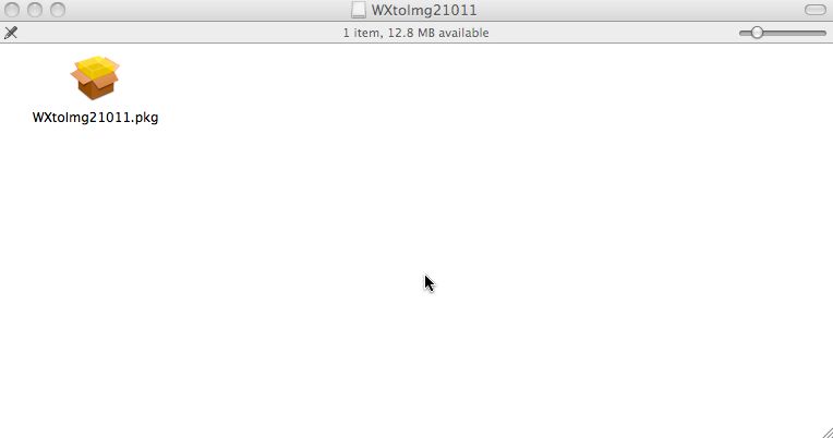 WXtoImg 2.1 : Main window