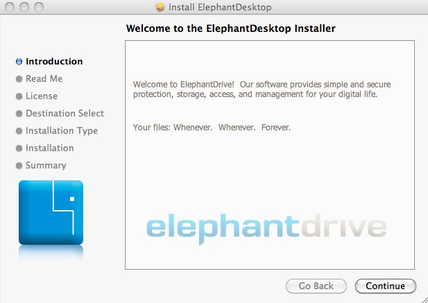 ElephantDesktop 4.8 : Main window