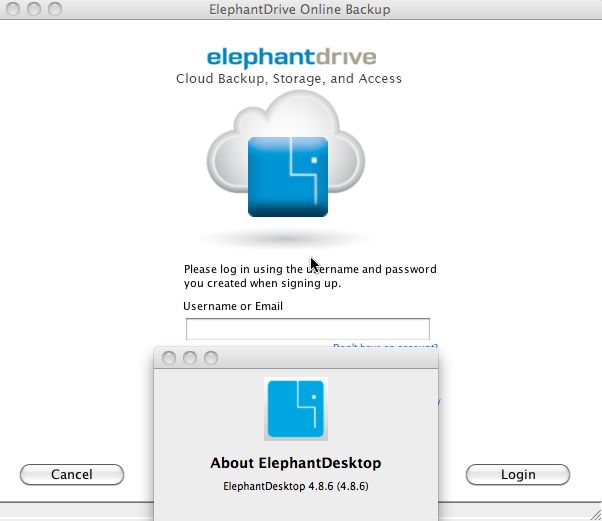 ElephantDesktop 4.8 : Main window