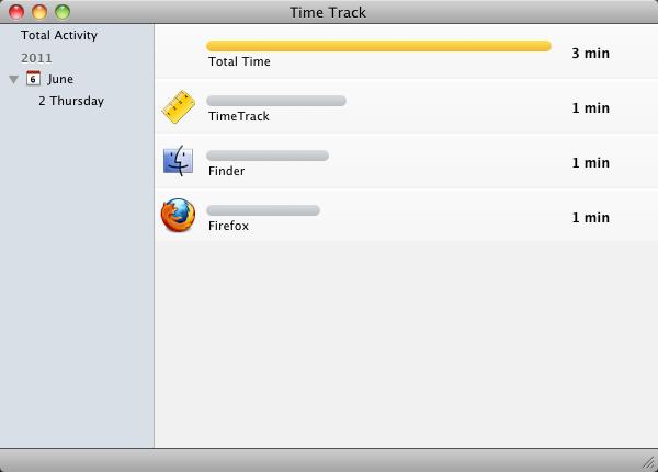 TimeTrack 1.0 : Time Tracker Report