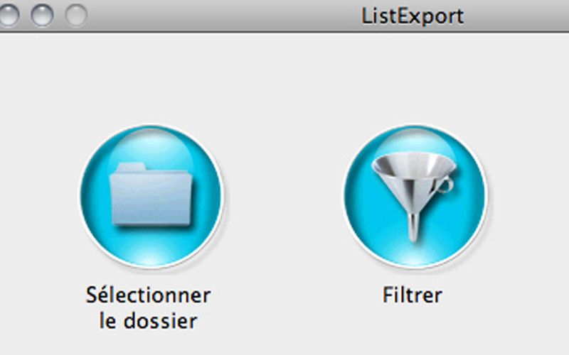 ListExport 1.2 : ListExport screenshot