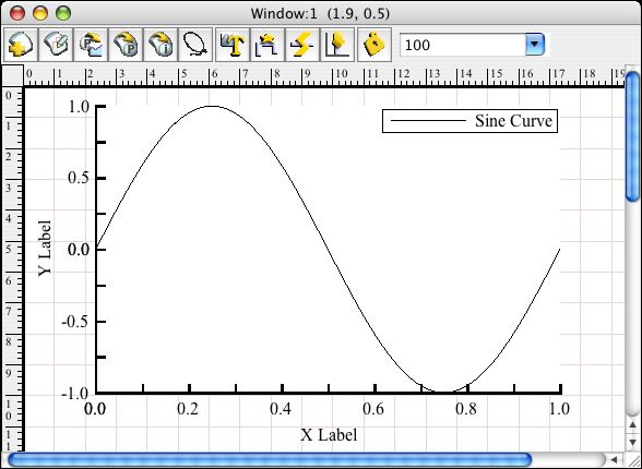 Samurai Graph 2.0 : Simple sine curve drawing