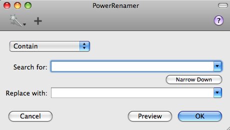 PowerRenamer 3.2 : Main Window