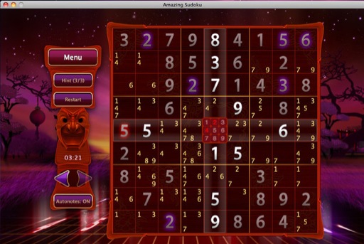 Amazing Sudoku 1.0 : General view